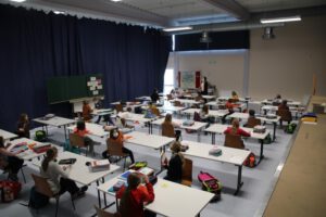 2021-02-23 Schule in der Werntalhalle