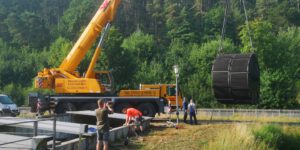 2022-06-30 08.27.17 Austausch defekter Tauchkoerper in der Klaeranlage